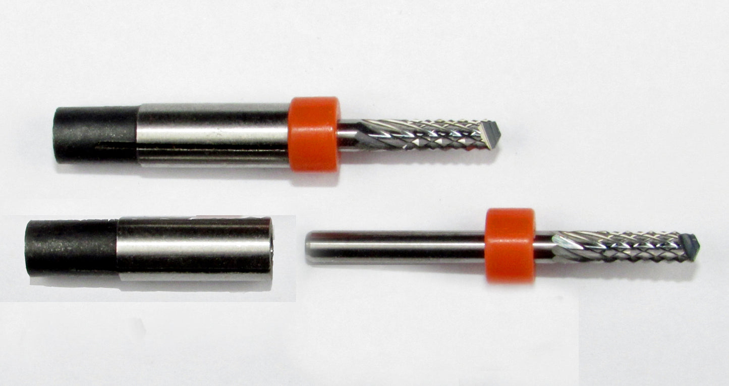 Collet Adapter 6mm to 1/8 - Use 1/8" Tools in 6mm Equipment.