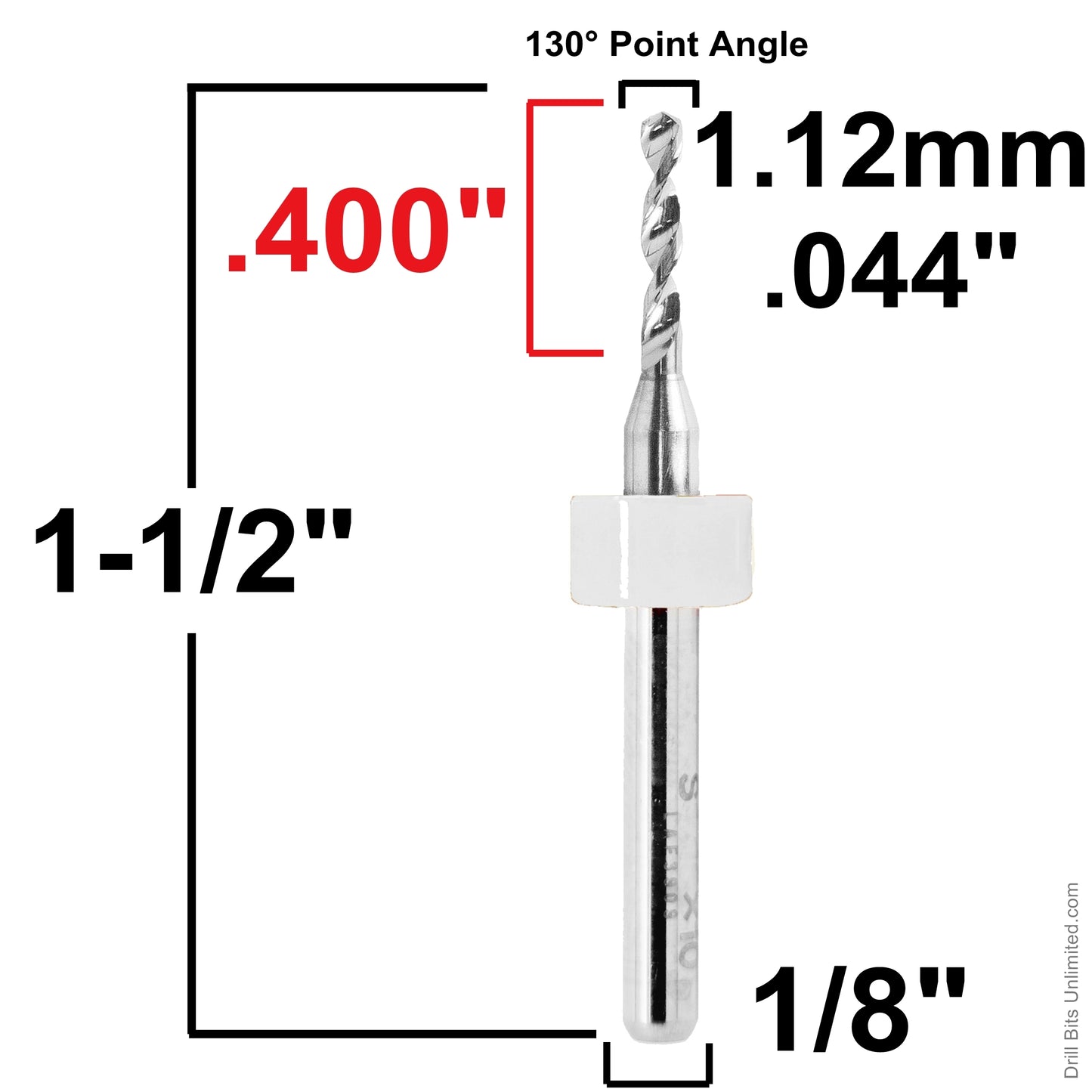 Carbide Drill Bits - Diameters .037" to .0787" CD2