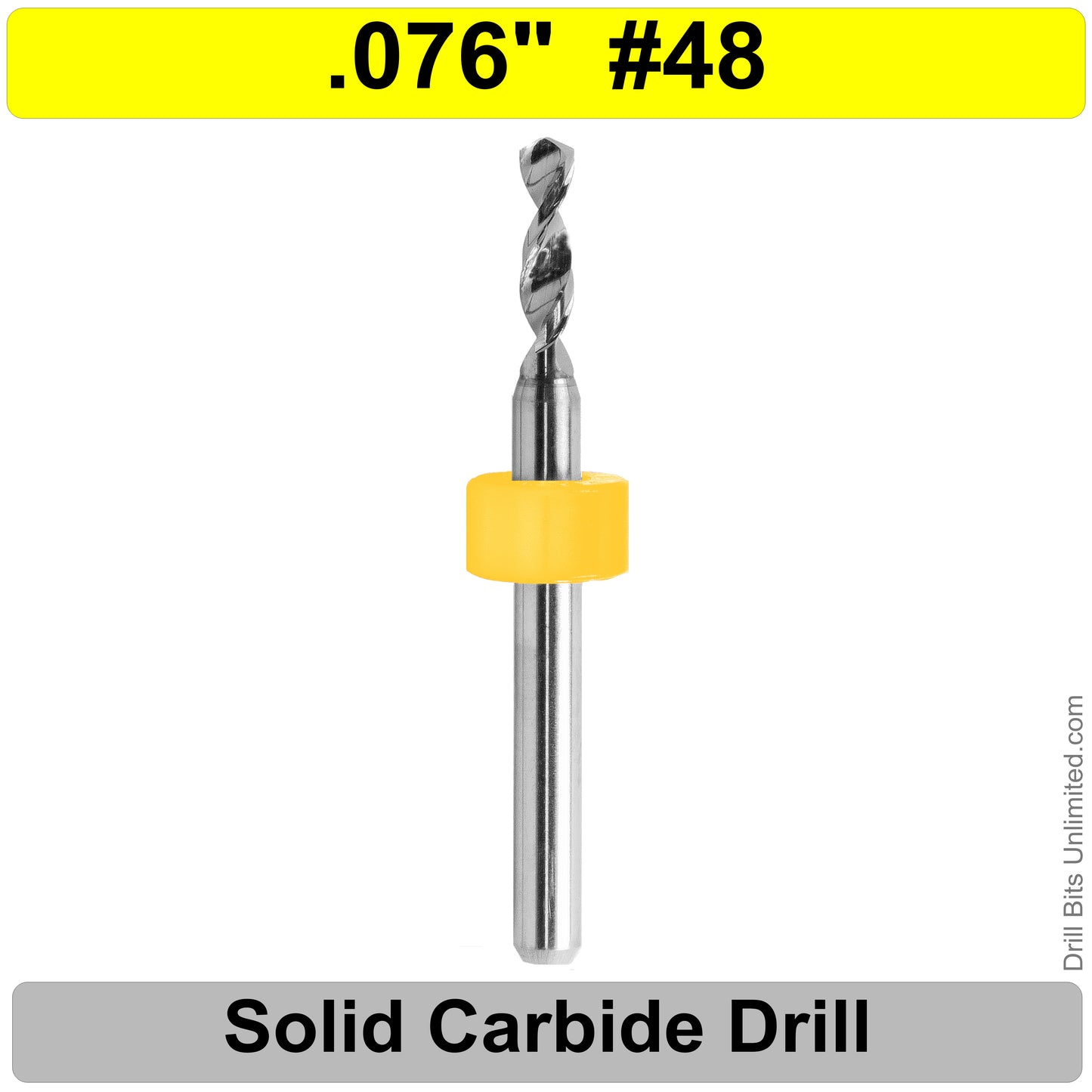 Carbide Drill Bits – Choose Your Size, .037″–.0787″, 1/8″ Shank CD2