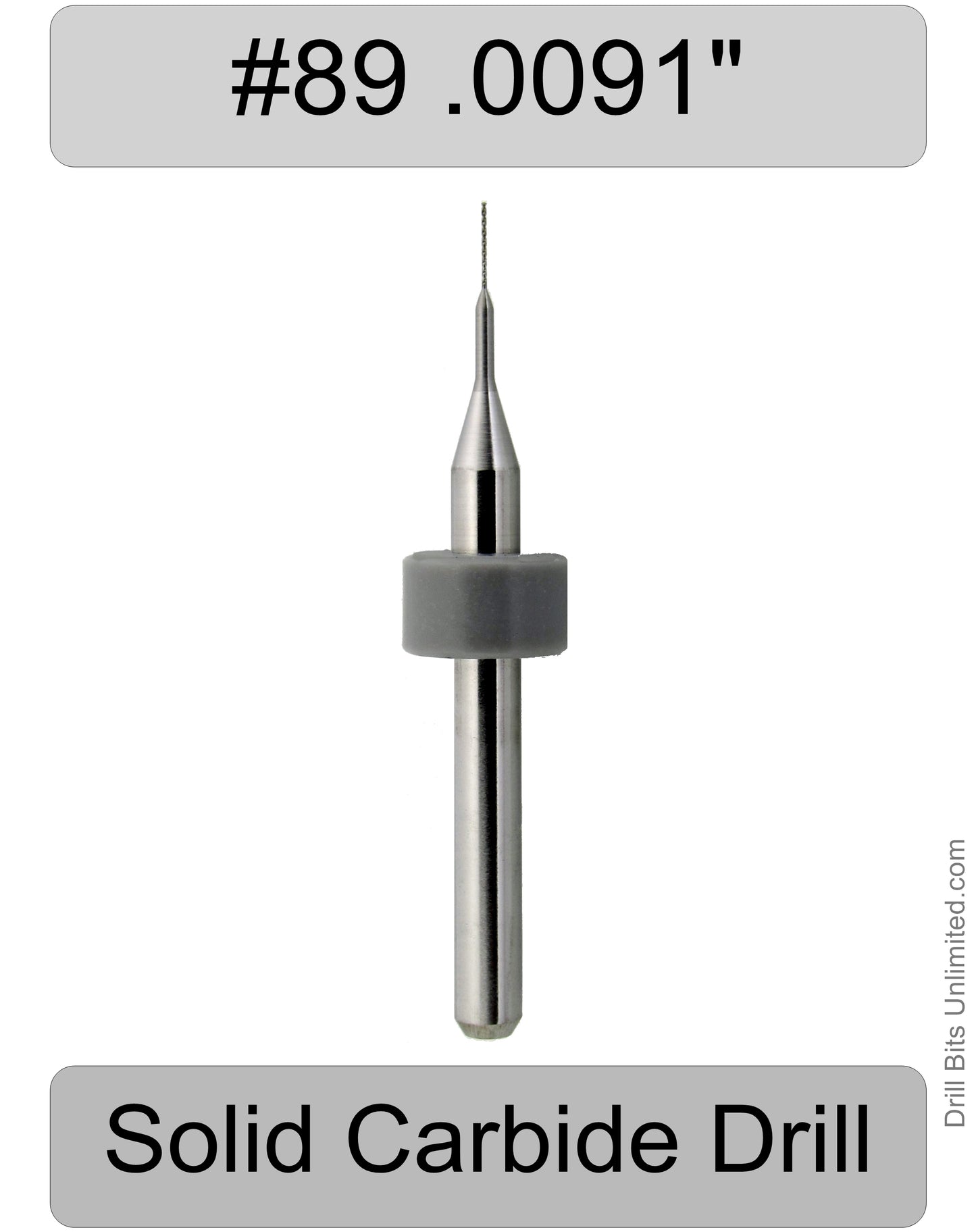 Micro Carbide Drill Bits – Choose Individual Size – .004"–.036" (0.10–0.91 mm)