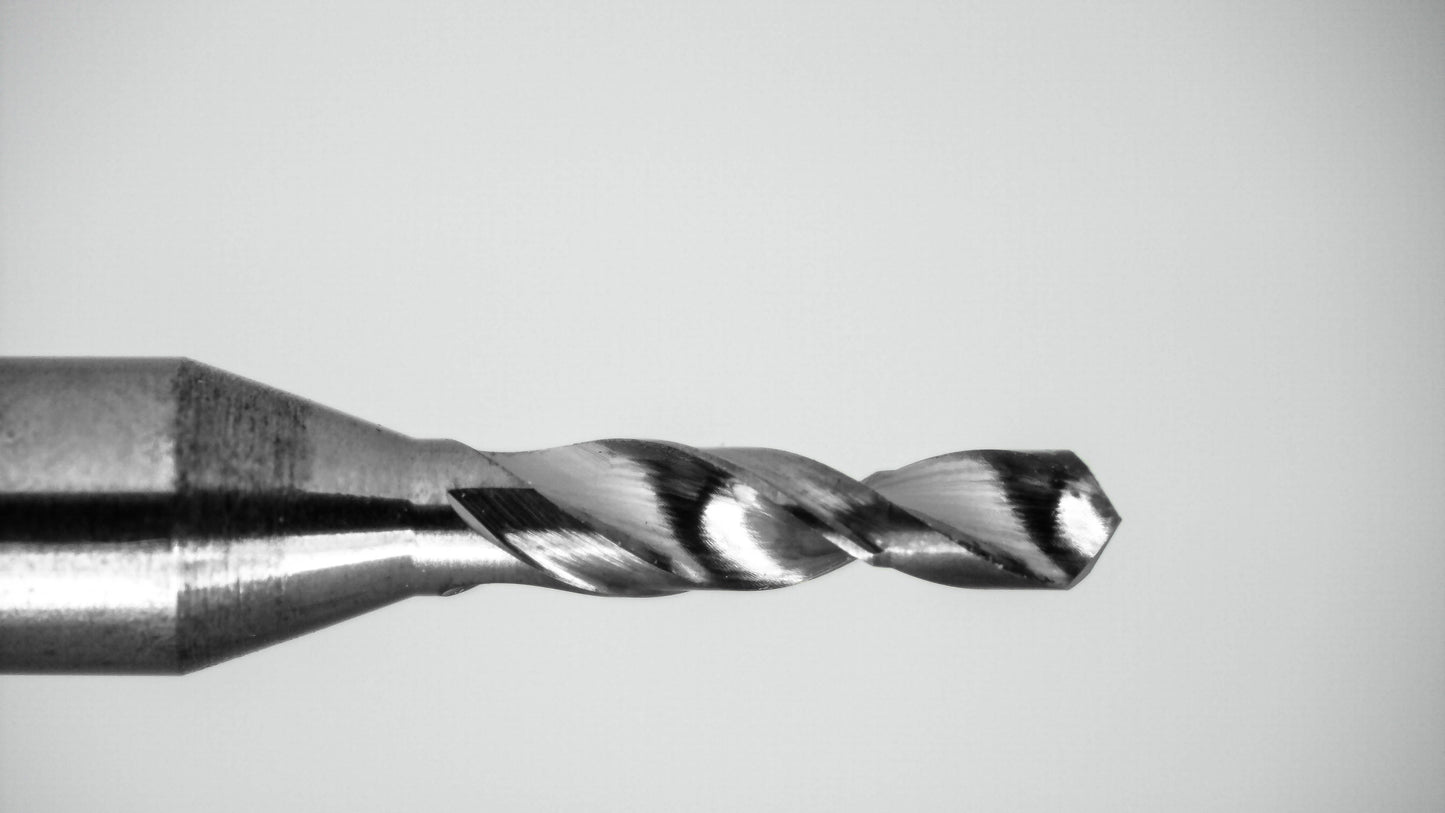 carbide step drill close-up .055 pilot 1/16 step diameter