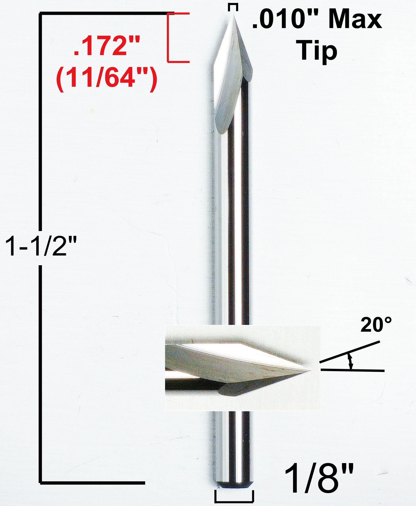 20 degree chamfer mill for deburring and spotting