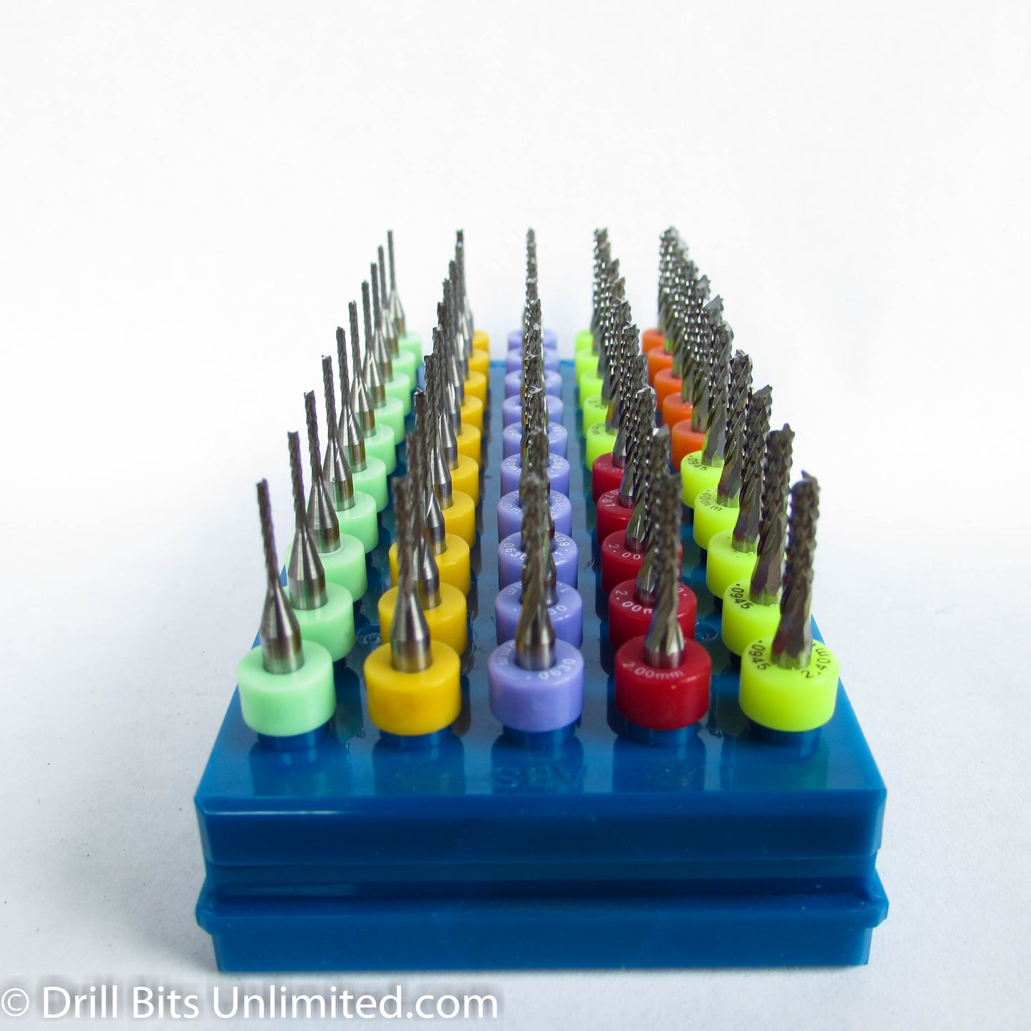 Fifty Piece - Six Size - Diamond Router Variety Set - Fish Tail Tips DCF-50