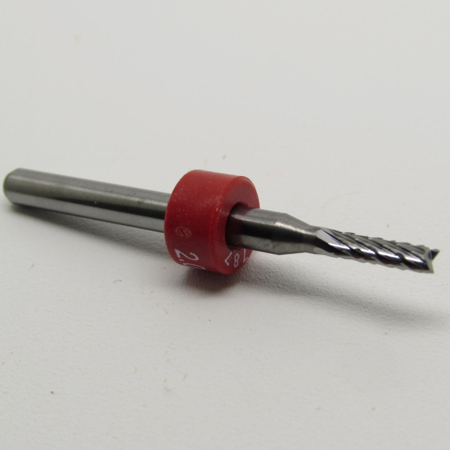 .0787" 2.00mm x .350" Depth Diamond Flute Router Fish Tail Tip L4