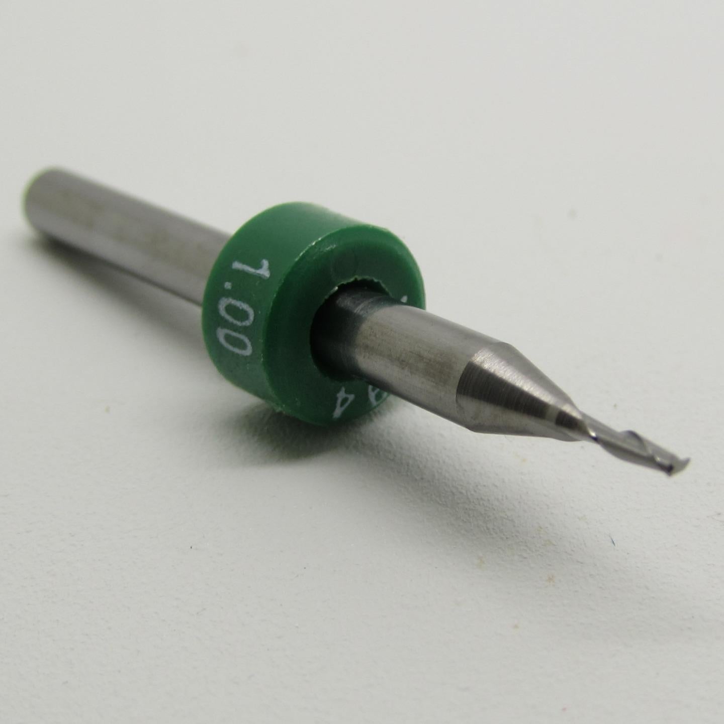 .0394" 1.00mm x .120" Depth Two Flute Square End Mill L7