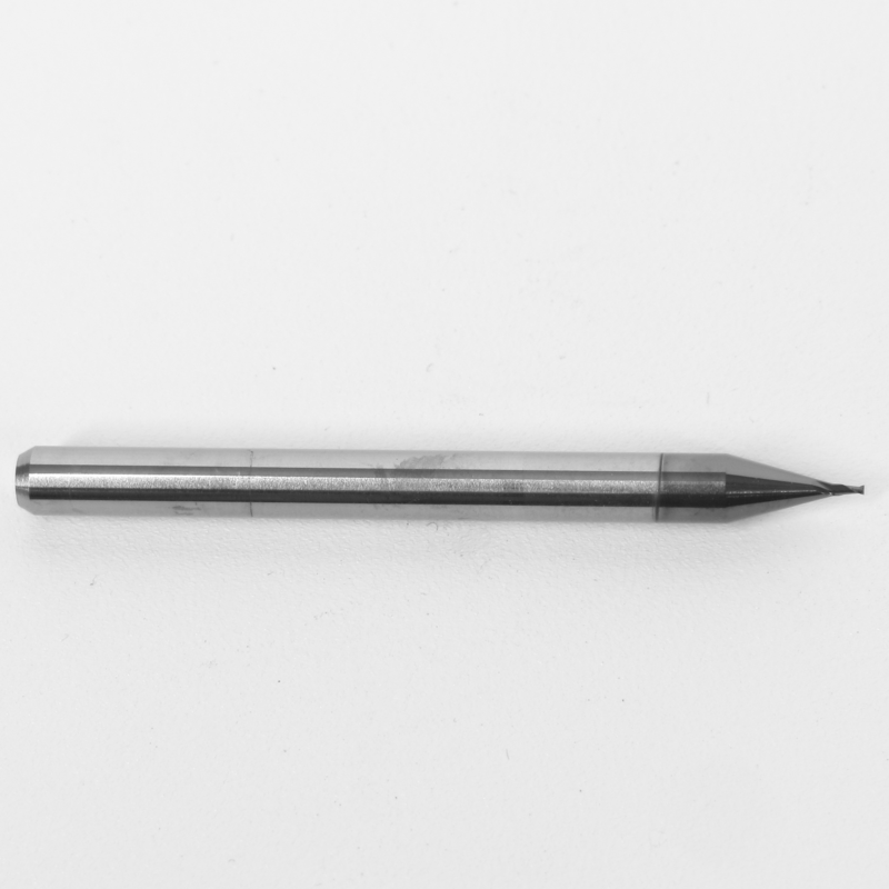 .019" Carbide, AlTiN Coated Square End Mill Two Flute Stub Length 1620-0190L029 K056