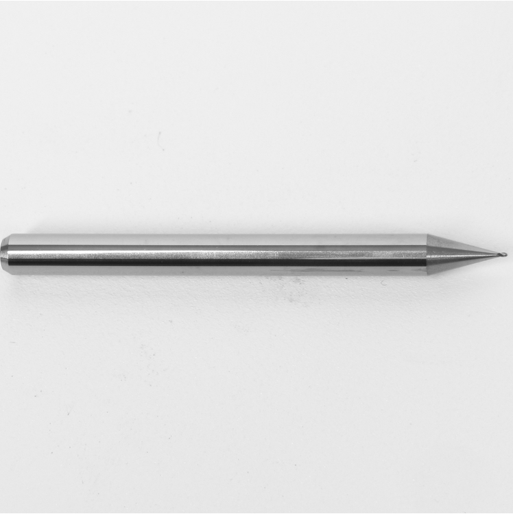 0.0140" Diam. Ball Nose End Mill, Carbide, 4 Flute, 1835-0140.021 K048