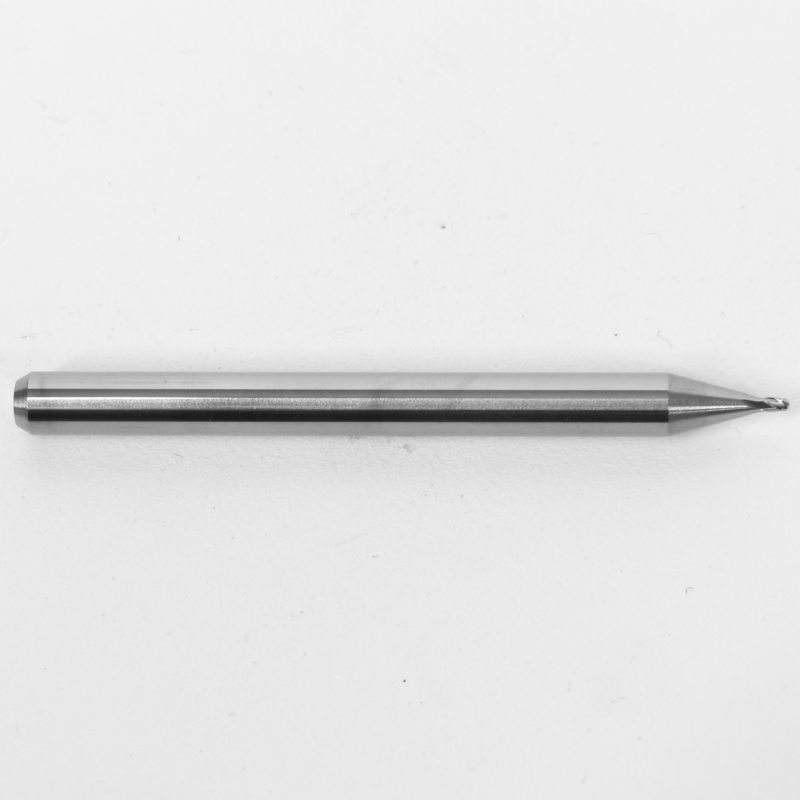 .0290" Diam. Ball Nose End Mill, Carbide, 4 Flute, 1835-0290.043 K066