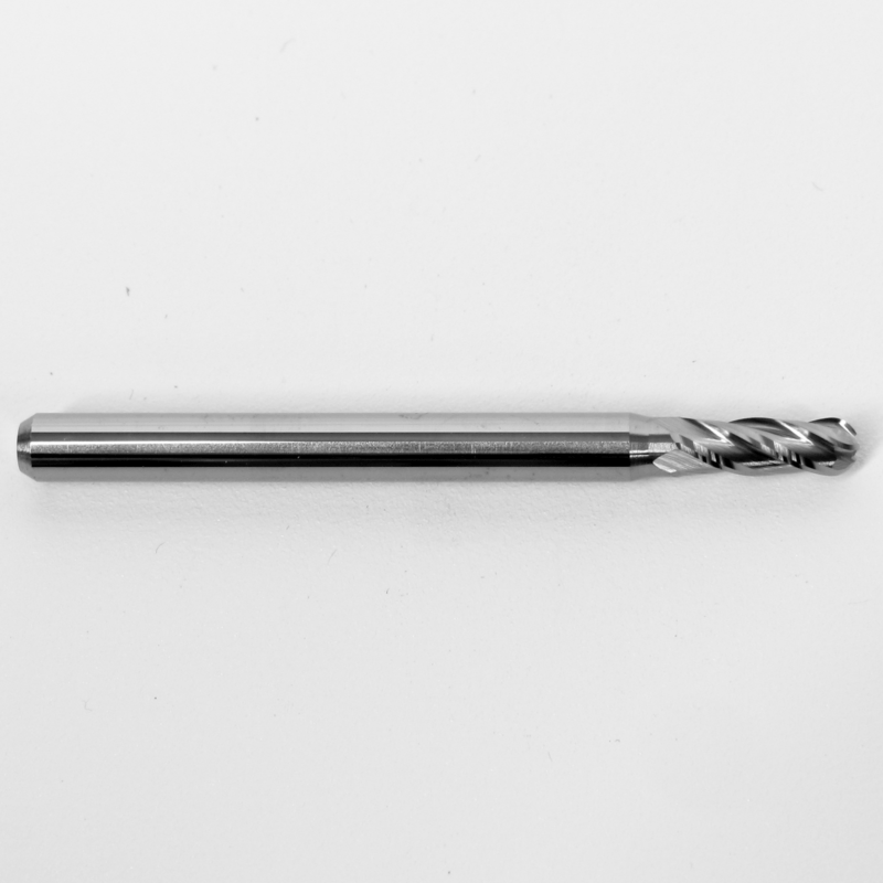 .1050" Diameter Ball Nose End Mill, Carbide, 4-Flute, 1825-1050.315 K087