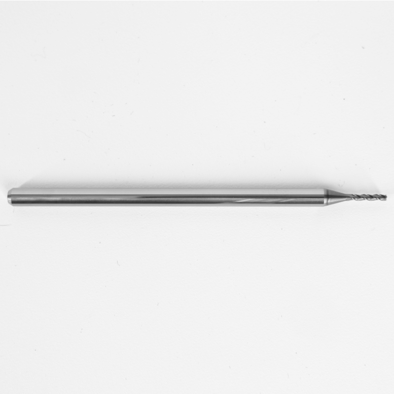 0.0450" x .225" LOC 1710 Solid Carbide AlTiN Coated, 3 Flute Stand. Length Square End Mill 1710-0450L225 K122