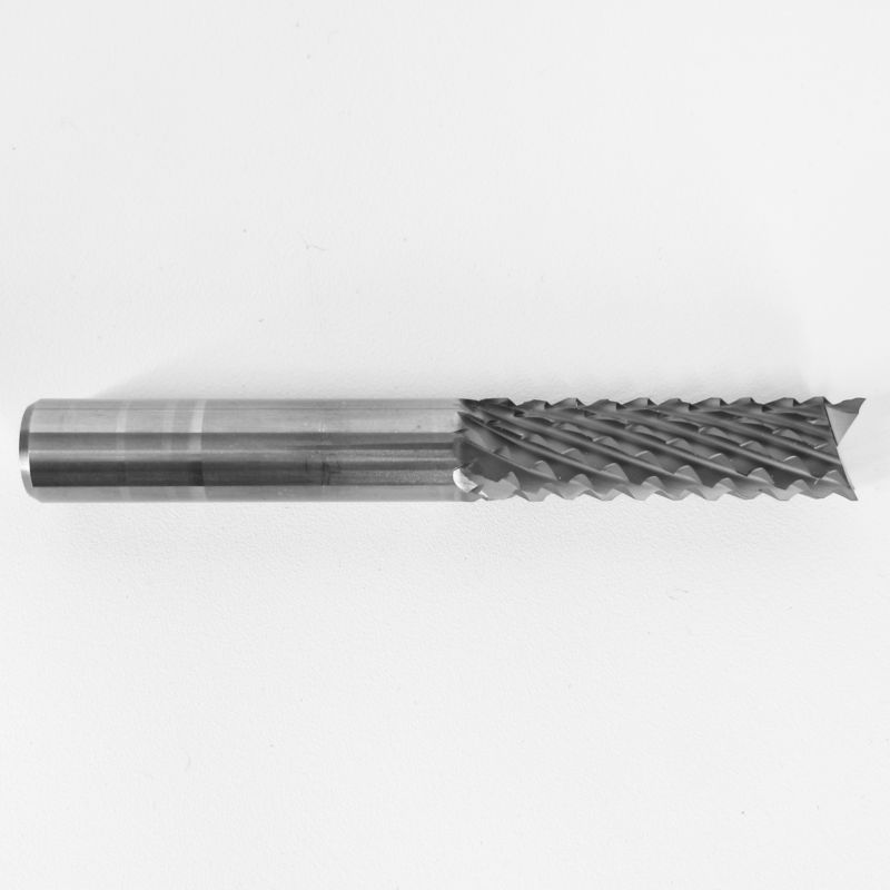 8.00mm CVD Diamond Coated, Diamond Pattern Router Bit, Fish Tail, Up Cut, for Carbon Fiber etc. K150