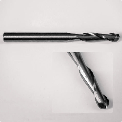 1/8" x .500" LOC Ball Nose Carbide End Mill - High Precision - Made in USA M223