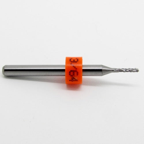 3/64" .0472" 1.20mm Diamond Flute Router - Fishtail Tip - .250" Depth DA6-5