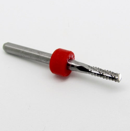 2.54mm .102" Chip Breaker Flutes Carbide Router - Drill Point Tip - .450" LOC DA6-4