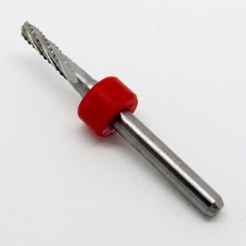 2.54mm .102" Chip Breaker Flutes Carbide Router - Drill Point Tip - .450" LOC DA6-4