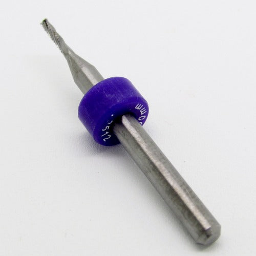 1.30mm .0512" x .250" Depth Chip Breaker Flutes Carbide Routers - Fishtail Tip DA7-4
