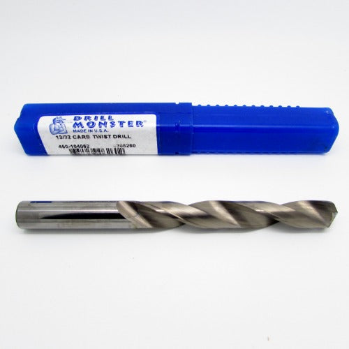 13/32" Monster Drill Co. Carbide Bright 118 Deg. Jobber Length Drill Bit - Made in USA Monster B3-1-450-104062
