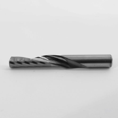 1/4" Diameter UP CUT Single O-Flute Carbide End Mill Aluminum Plastic Compare to LMT Onsrud 63-775 M227