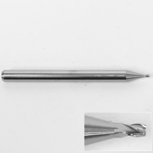 .0290" x .043" LOC Carbide, Stub Length Square End Mill 4 Flute 1820-0290.043 K077