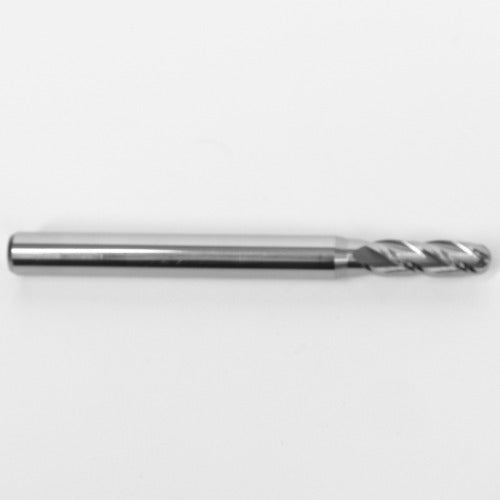 5/32" .1563" DIAMETER BALL NOSE END MILL, CARBIDE, 4-FLUTE, 1825-1563.500 K049