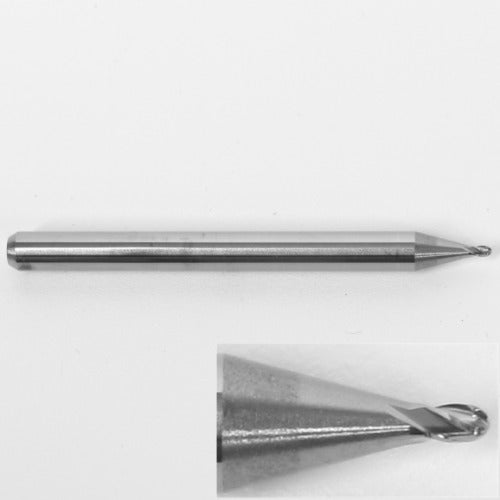 .0350" 0.90mm Ball Nose End Mill, Carbide, 4 Flute, 1835-0350.052 K086