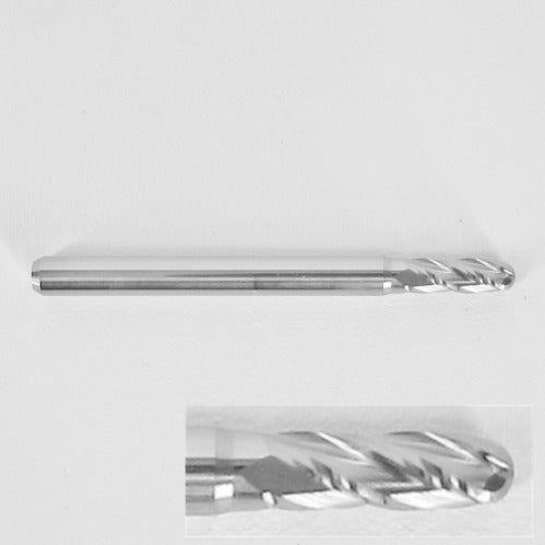 .1100" Ball Nose End Mill, Carbide, 4-Flute, Kyocera 1825-1100.330 K119