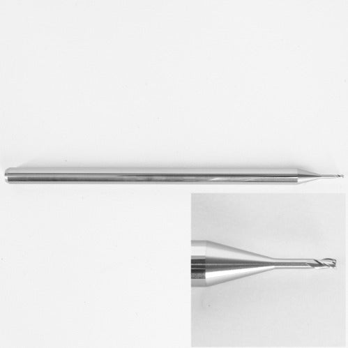 0.0300" x .156" LOC Carbide, Extended Reach Square End Mill 3 Flute 1742-0300.156 K136