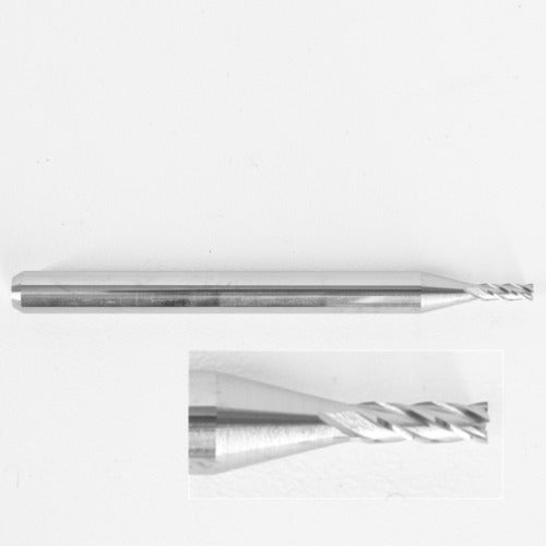 1.30mm .051" x .153" LOC 4 Flute Carbide Square End Mill 1810-0510.153 K152