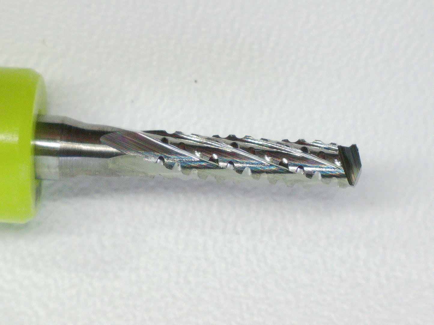 3/32" .0945 2.40mm x .394" LOC Chip Breaker Carbide Router - Drill Point Tip R170