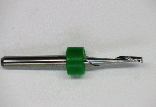 3/32" x .350" Depth One Flute Carbide End Mill for Copper Aluminum Brass LUM-C