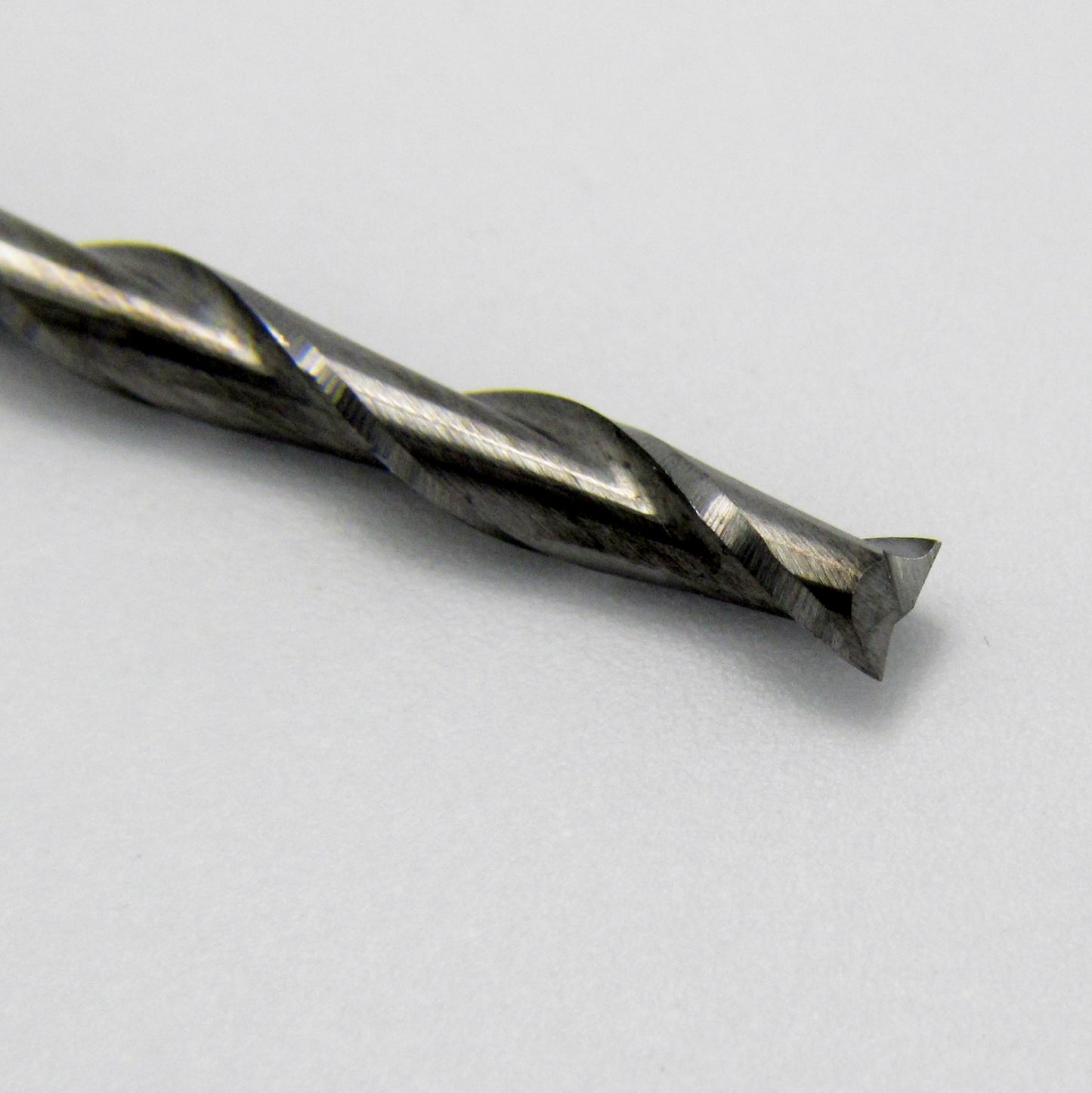 1/8" x 1.25" LOC Up Cut Extended Flute Length Two Flute Carbide End Mill M153
