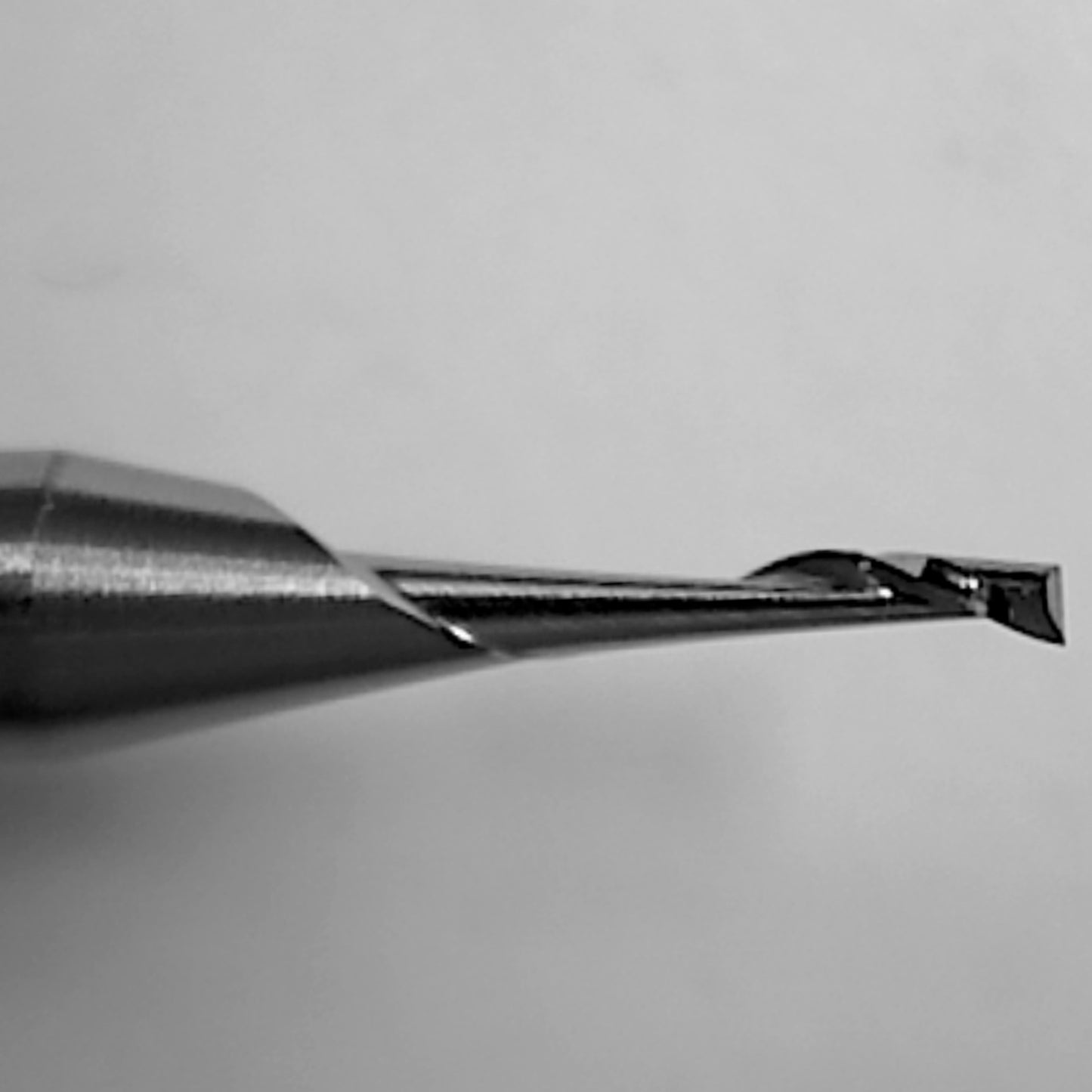 1.00mm One Flute Carbide End Mill Bits for Soft Metals, Plastics, soft materials URO101