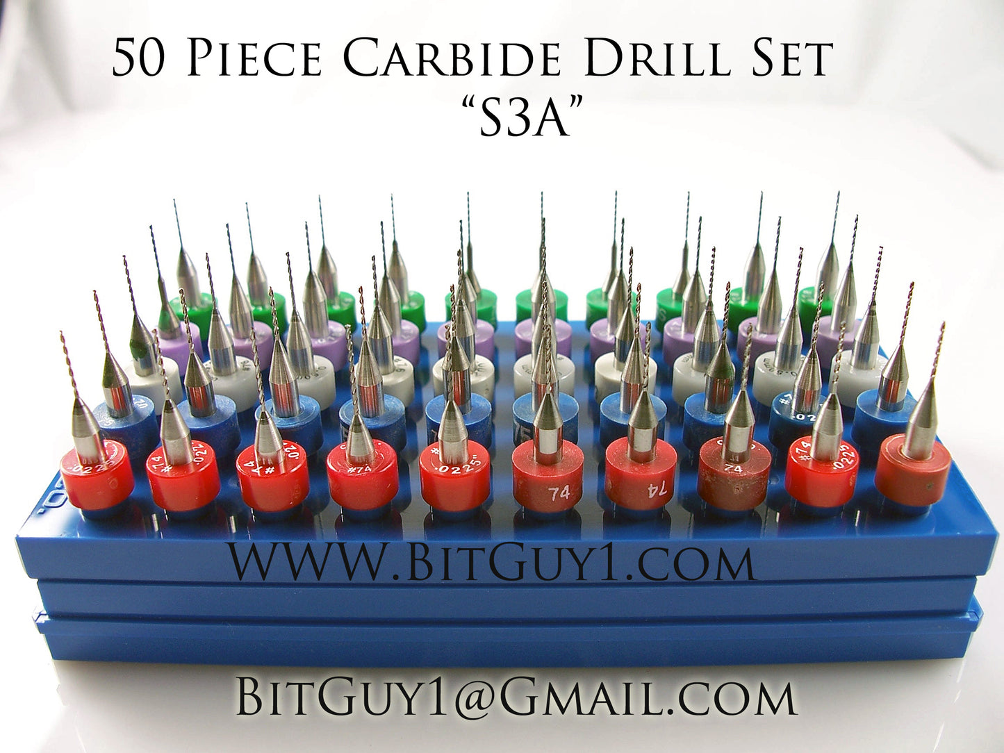 10 Pieces of each of these sizes: #78 0.40 mm - 0.0160" #77 - 0.0180" #76 0.50 mm - 0.0200" #75 - 0.0210" #74 - 0.0225"