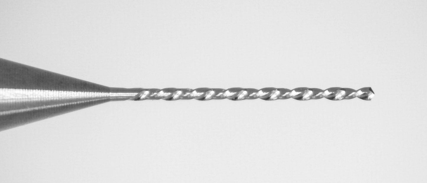 0.0122 inch 0.31mm left hand micro drill tip detail Kyocera 226L-0122.225