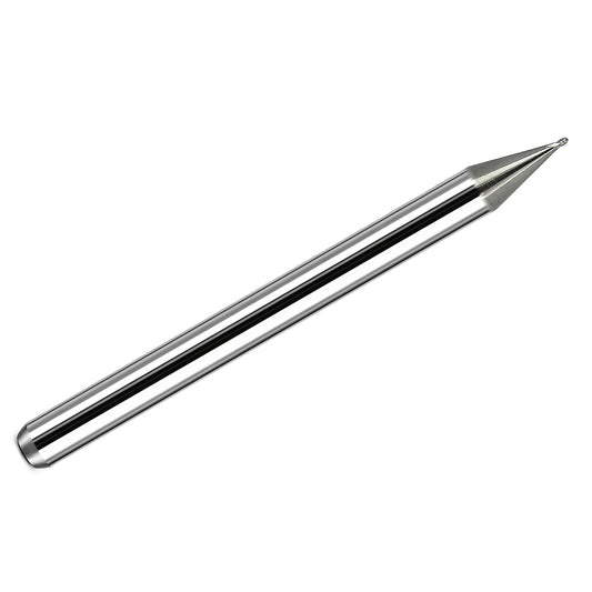 0.017 inch 0.43mm 4-flute ball nose carbide end mill by Kyocera part 1835-0170.026