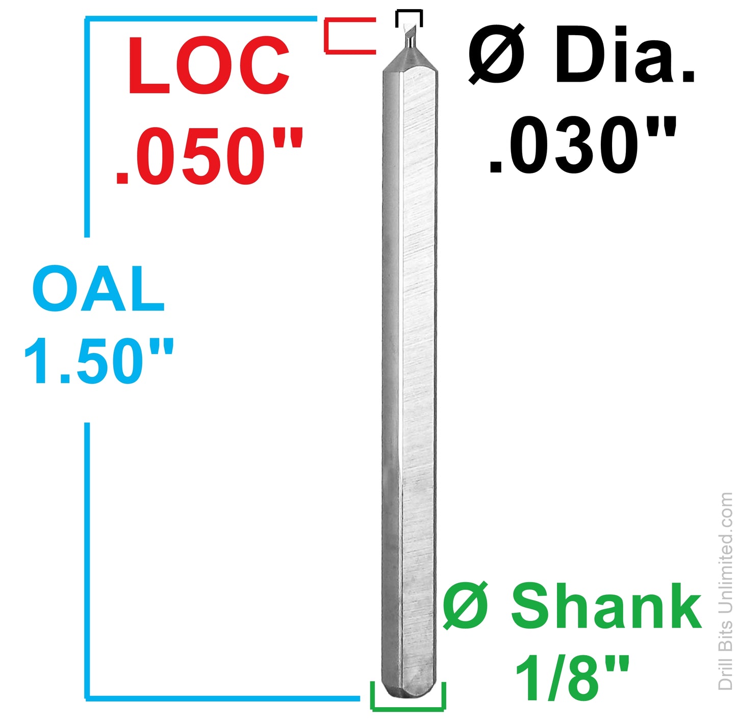 Kyocera MBS micro boring bar dimensions chart 0.030 inch minimum bore diameter