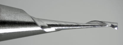 0.0315" (1/32") x .120" LOC 1-Flute Square End Carbide End Mill, 1/8" Shank | Lightly Used LUM-E