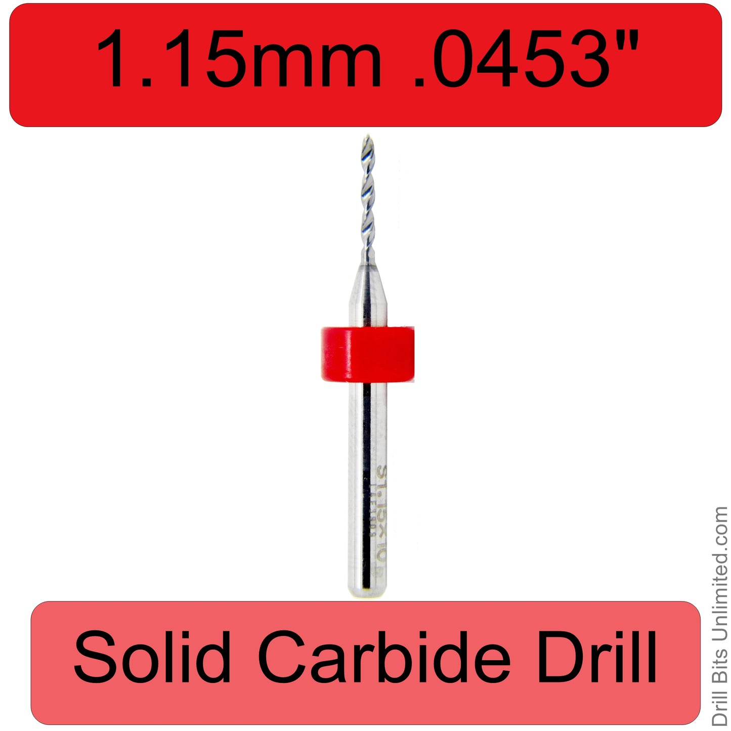 Carbide Drill Bits – Choose Your Size, .037″–.0787″, 1/8″ Shank CD2