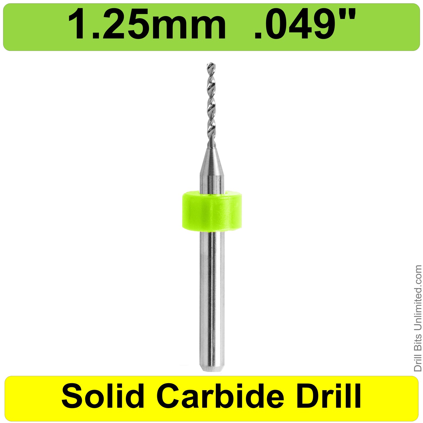 Carbide Drill Bits – Choose Your Size, .037″–.0787″, 1/8″ Shank CD2