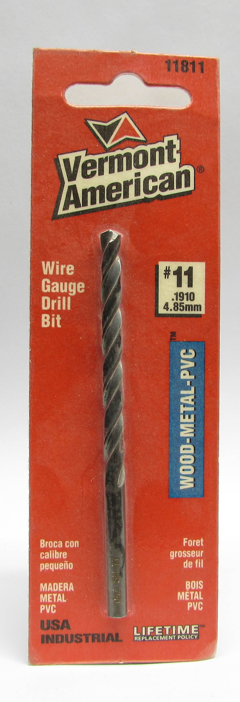 Vermont American Black Oxide HSS Jobber Drill Bits, Wire Gauge Sizes