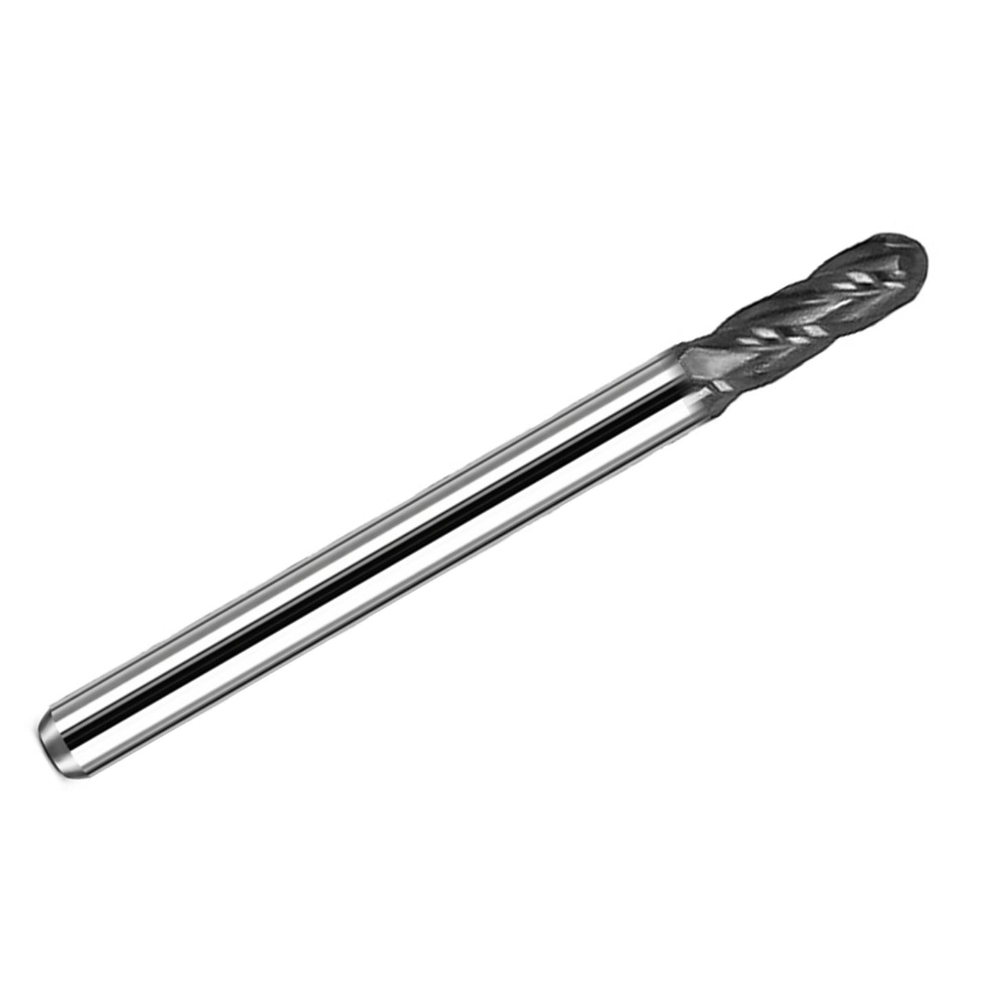 0.120 inch 3.05mm 4 flute ball nose carbide end mill altin coated kyocera usa