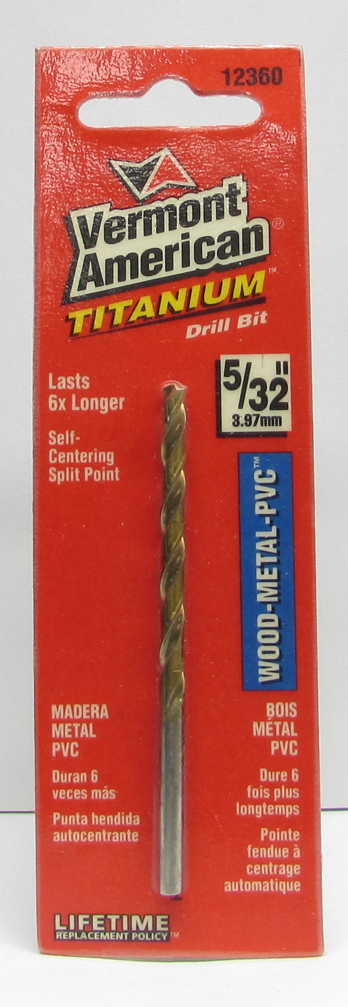 Vermont American HSS Fractional Drill Bits, Assorted Finishes & Sizes