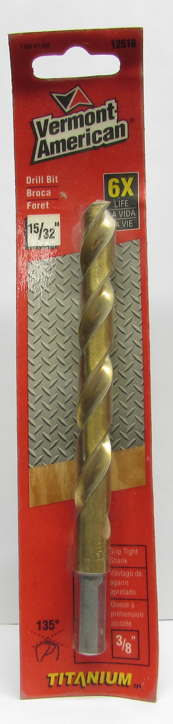 Vermont American HSS Fractional Drill Bits, Assorted Finishes & Sizes