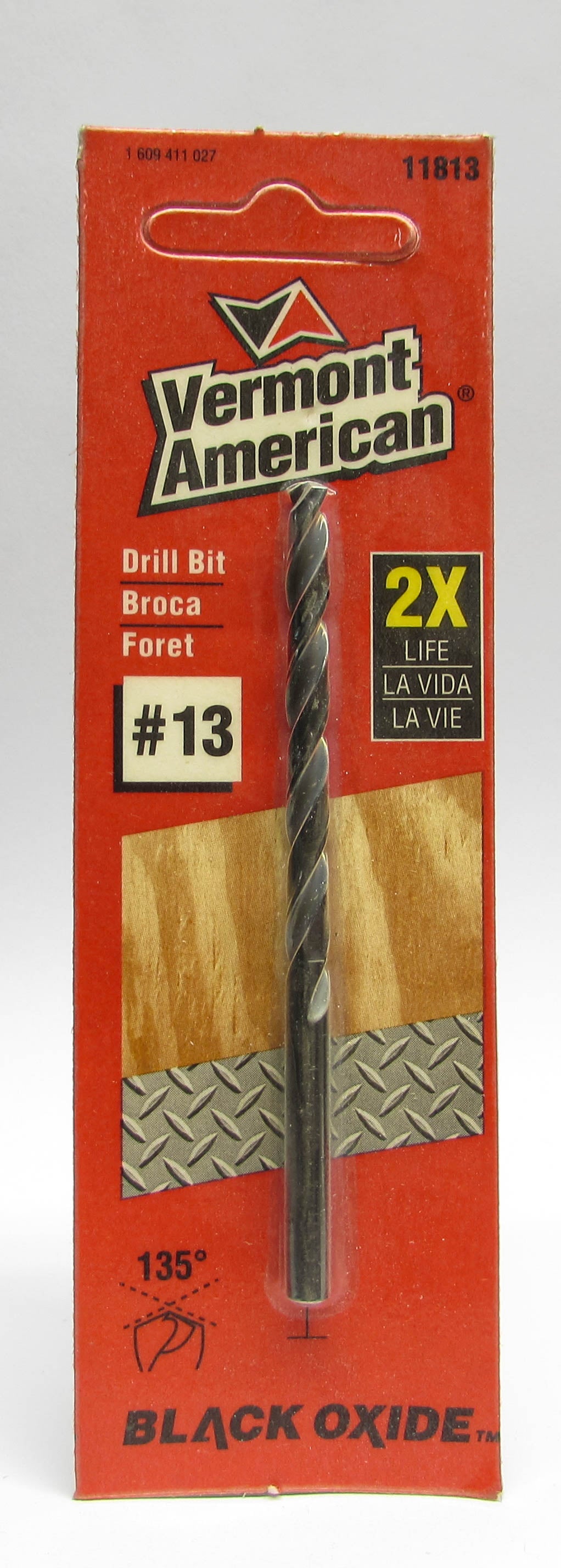 Vermont American Black Oxide HSS Jobber Drill Bits, Wire Gauge Sizes