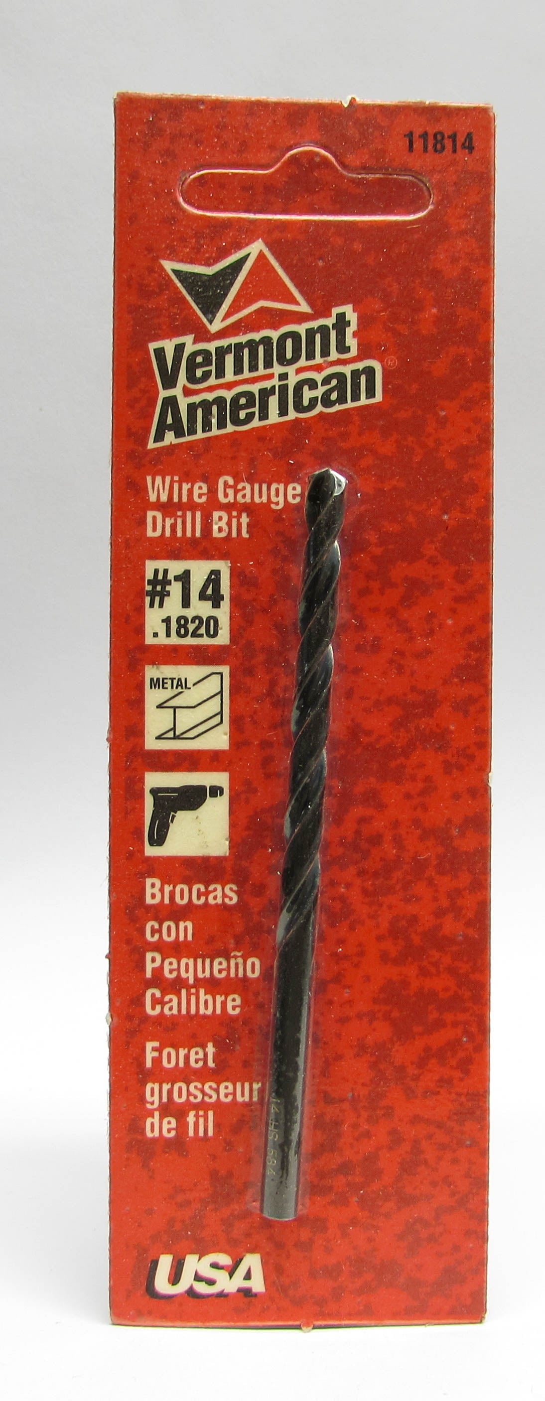 Vermont American Black Oxide HSS Jobber Drill Bits, Wire Gauge Sizes
