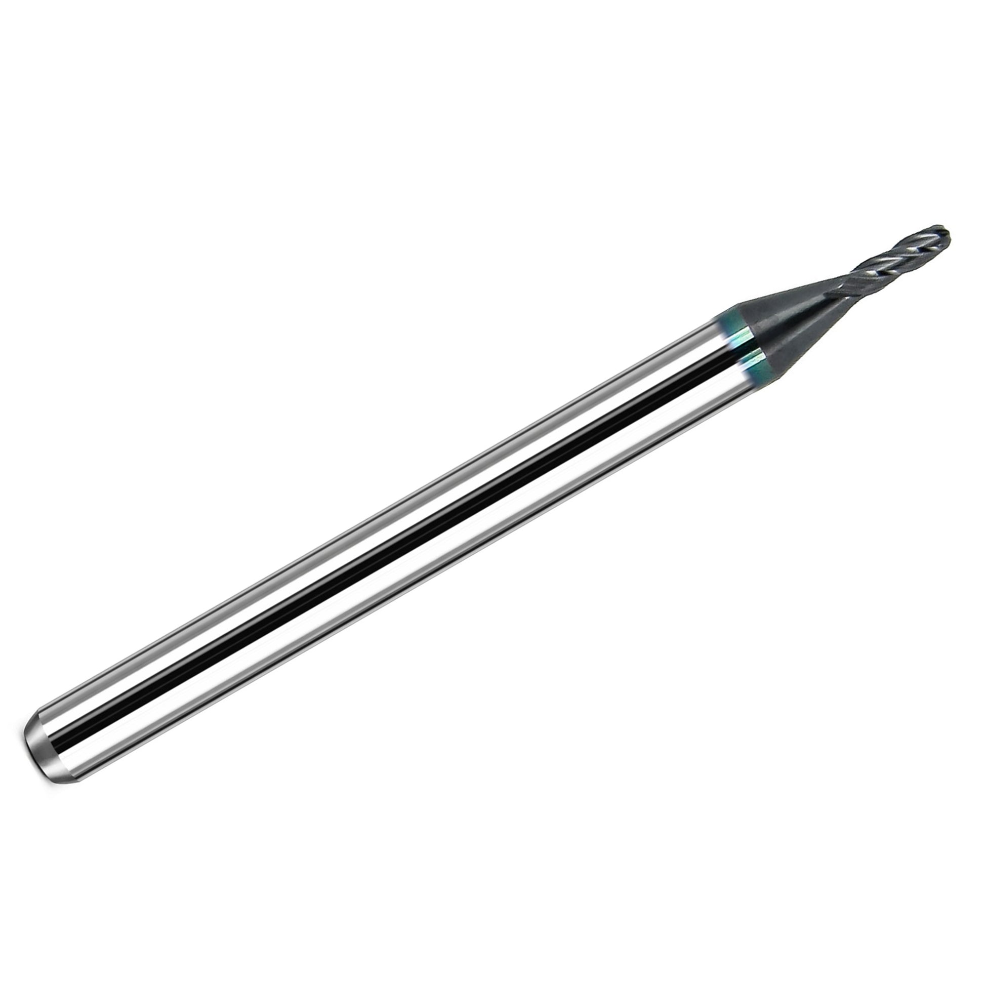 0.0490 inch 4-flute ball nose carbide end mill AlTiN coated Kyocera 1825-0490L147