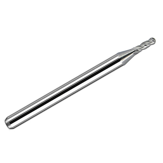 Kyocera 1/16 inch 4 flute ball nose carbide end mill uncoated