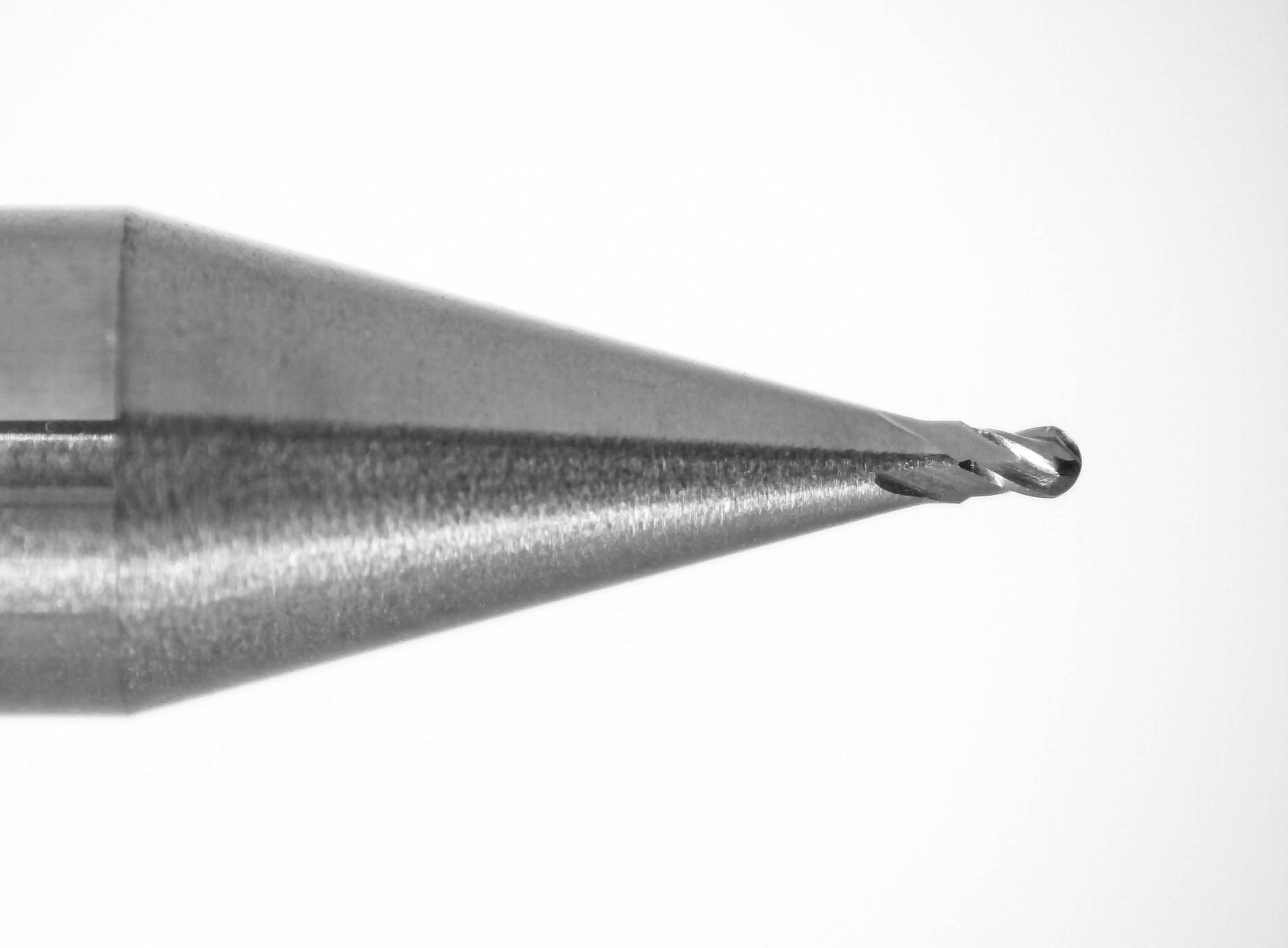 Kyocera 0.018 ball nose carbide end mill cutting tip AlTiN coated