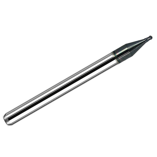 Kyocera 0.036 inch 4 flute ball nose carbide end mill AlTiN coated