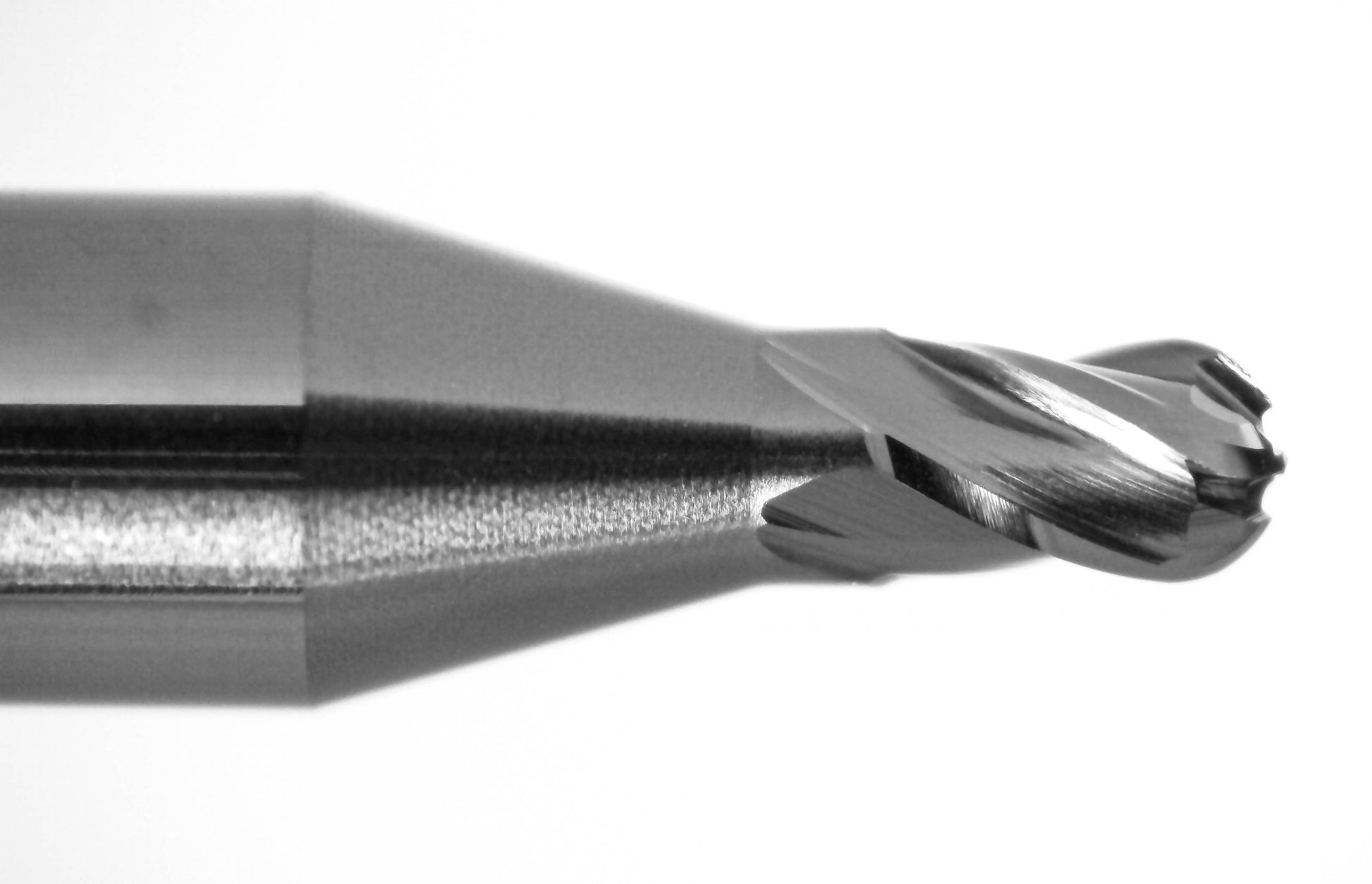 Kyocera .060 ball nose carbide end mill cutting tip close-up
